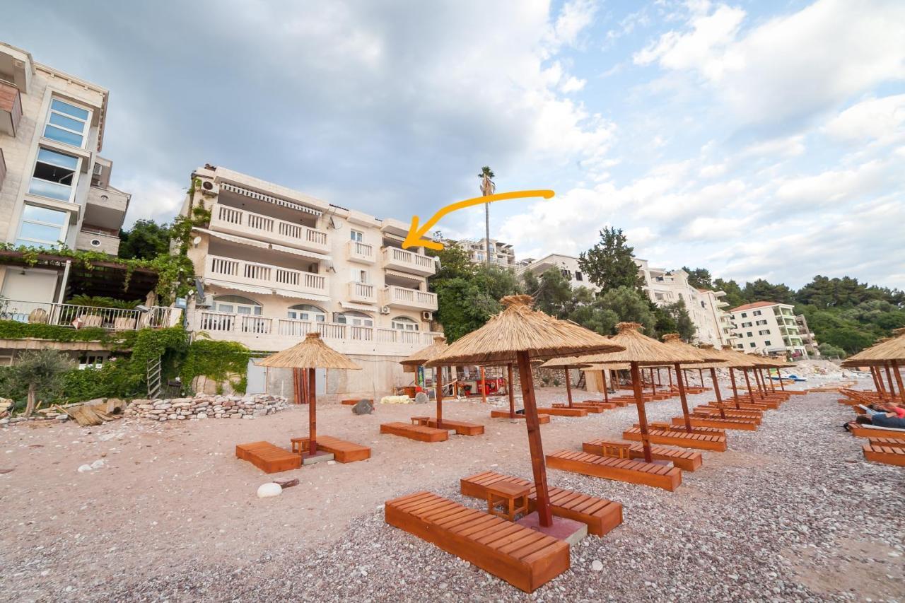 Beachfront First Line View Sveti Stefan Buitenkant foto