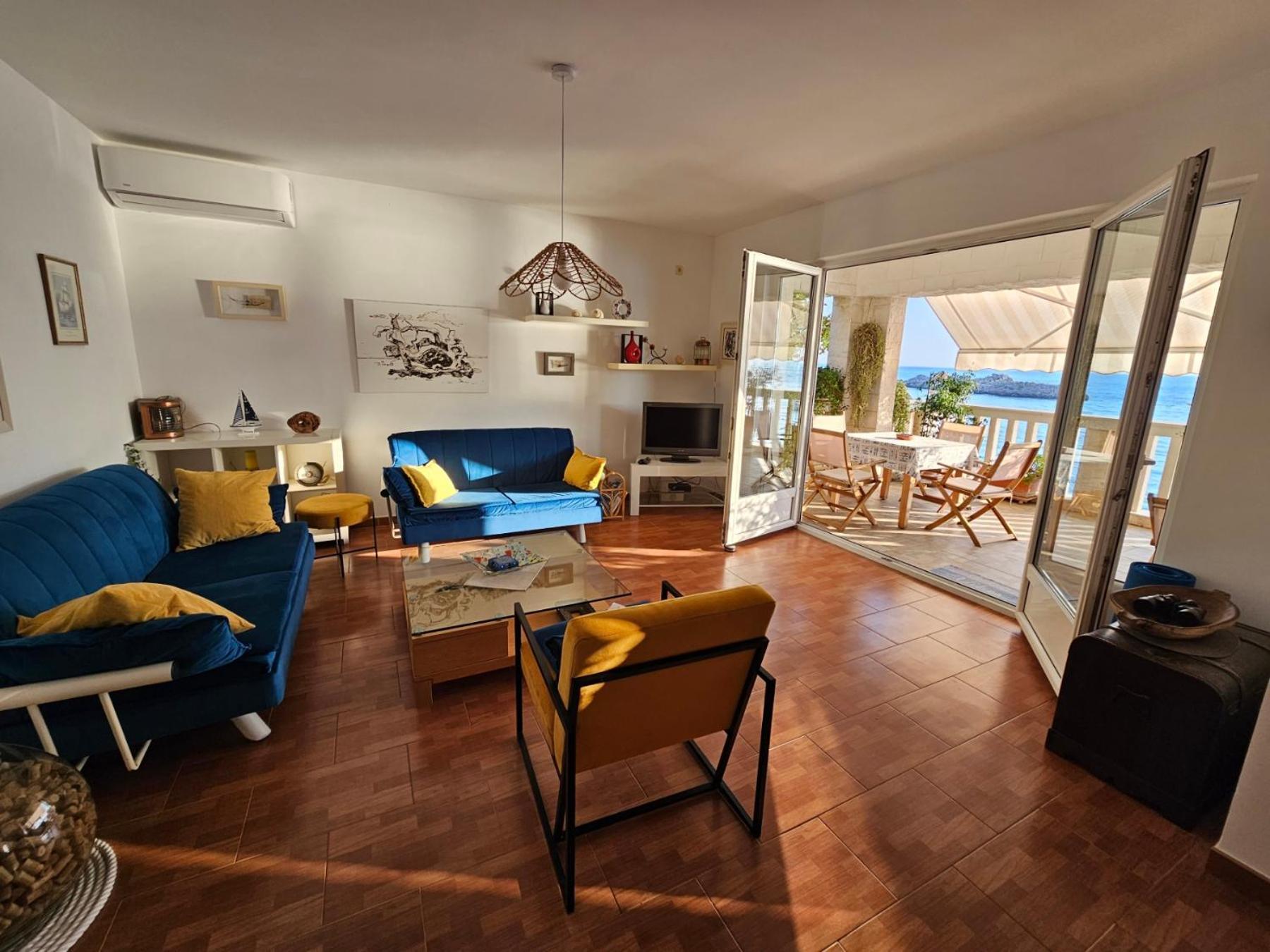 Beachfront First Line View Sveti Stefan Buitenkant foto